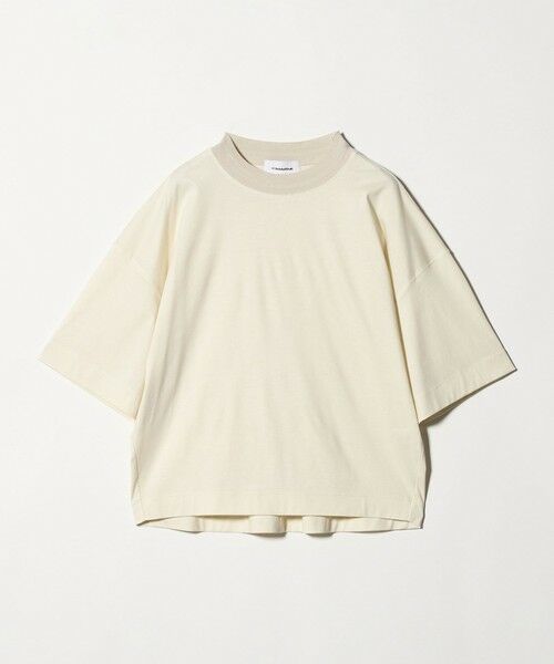 BEAUTY&YOUTH UNITED ARROWS / ビューティー&ユース ユナイテッドアローズ Tシャツ | コットン オーバーサイズ フォルム Tシャツ（OFF WHITE）