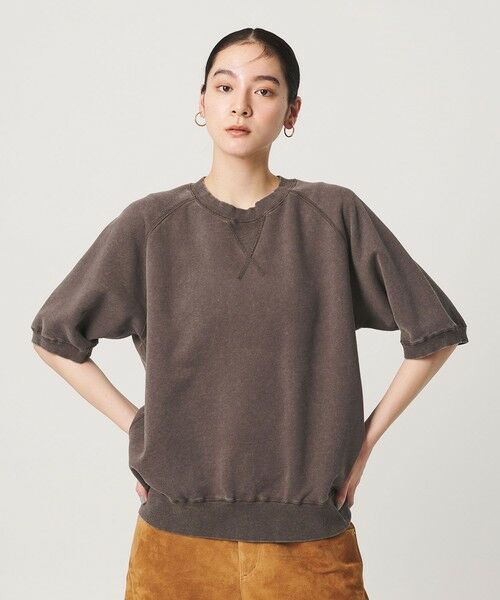 BEAUTY&YOUTH UNITED ARROWS / ビューティー&ユース ユナイテッドアローズ スウェット | コットン裏毛 ショートスリーブ スウェットプルオーバー | 詳細1