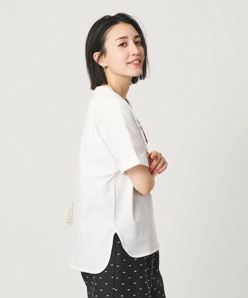 BEAUTY&YOUTH UNITED ARROWS / ビューティー&ユース ユナイテッドアローズ カットソー | コットン天竺 ラウンドヘム Tシャツ | 詳細5