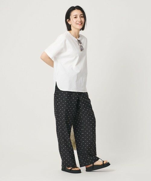 BEAUTY&YOUTH UNITED ARROWS / ビューティー&ユース ユナイテッドアローズ カットソー | コットン天竺 ラウンドヘム Tシャツ | 詳細7