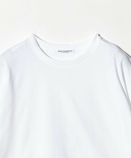 BEAUTY&YOUTH UNITED ARROWS / ビューティー&ユース ユナイテッドアローズ カットソー | コットン天竺 ラウンドヘム Tシャツ | 詳細1