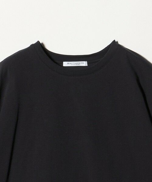 BEAUTY&YOUTH UNITED ARROWS / ビューティー&ユース ユナイテッドアローズ カットソー | コットン天竺 ラウンドヘム Tシャツ | 詳細3