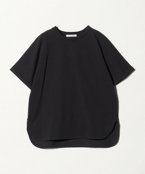 BEAUTY&YOUTH UNITED ARROWS / ビューティー&ユース ユナイテッドアローズ カットソー | コットン天竺 ラウンドヘム Tシャツ（BLACK）