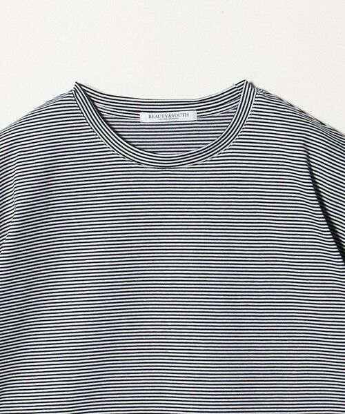 BEAUTY&YOUTH UNITED ARROWS / ビューティー&ユース ユナイテッドアローズ カットソー | コットン天竺 ラウンドヘム Tシャツ | 詳細12