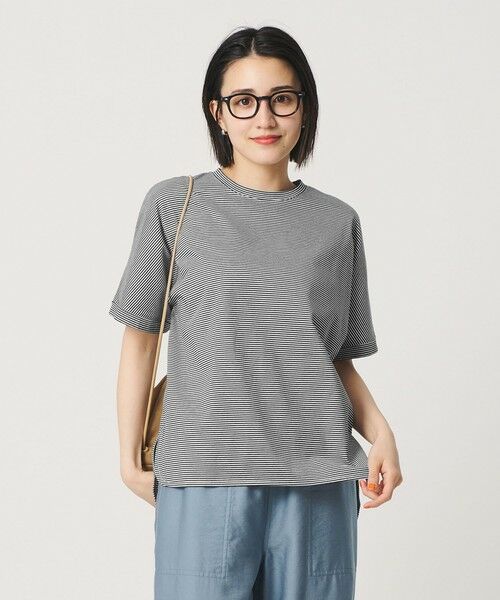 BEAUTY&YOUTH UNITED ARROWS / ビューティー&ユース ユナイテッドアローズ カットソー | コットン天竺 ラウンドヘム Tシャツ | 詳細22