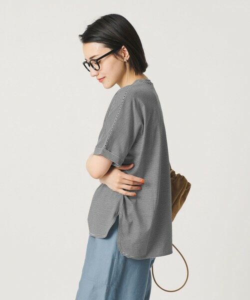 BEAUTY&YOUTH UNITED ARROWS / ビューティー&ユース ユナイテッドアローズ カットソー | コットン天竺 ラウンドヘム Tシャツ | 詳細23