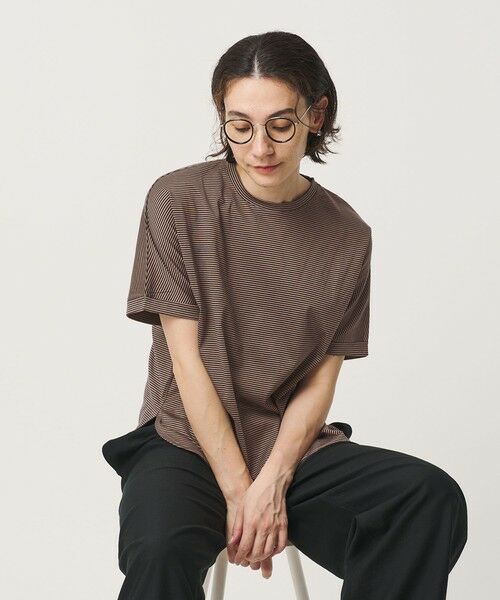 BEAUTY&YOUTH UNITED ARROWS / ビューティー&ユース ユナイテッドアローズ カットソー | コットン天竺 ラウンドヘム Tシャツ | 詳細25