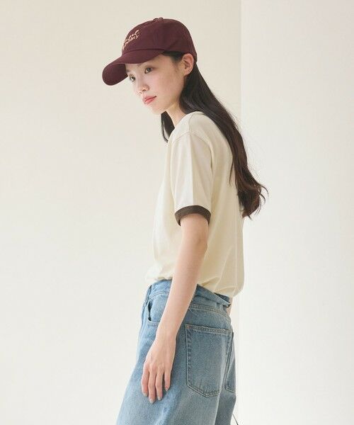 BEAUTY&YOUTH UNITED ARROWS / ビューティー&ユース ユナイテッドアローズ Tシャツ | コットン シアー リンガーTシャツ | 詳細2