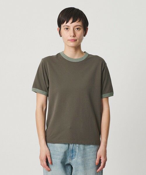 BEAUTY&YOUTH UNITED ARROWS / ビューティー&ユース ユナイテッドアローズ Tシャツ | コットン シアー リンガーTシャツ | 詳細11