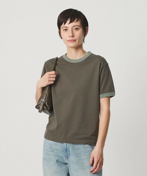 BEAUTY&YOUTH UNITED ARROWS / ビューティー&ユース ユナイテッドアローズ Tシャツ | コットン シアー リンガーTシャツ | 詳細8