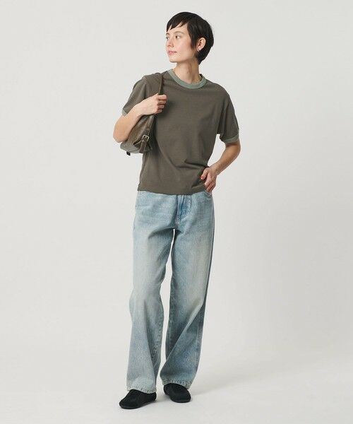 BEAUTY&YOUTH UNITED ARROWS / ビューティー&ユース ユナイテッドアローズ Tシャツ | コットン シアー リンガーTシャツ | 詳細10