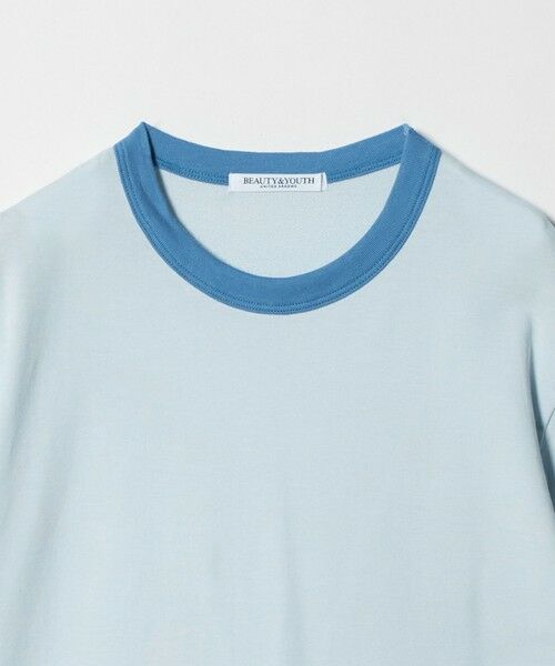 BEAUTY&YOUTH UNITED ARROWS / ビューティー&ユース ユナイテッドアローズ Tシャツ | コットン シアー リンガーTシャツ | 詳細6