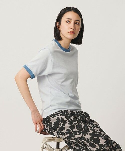 BEAUTY&YOUTH UNITED ARROWS / ビューティー&ユース ユナイテッドアローズ Tシャツ | コットン シアー リンガーTシャツ | 詳細18