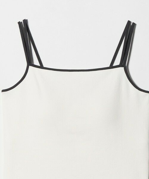 BEAUTY&YOUTH UNITED ARROWS / ビューティー&ユース ユナイテッドアローズ カットソー | カラーパイピング 2ストラップ キャミソール | 詳細1