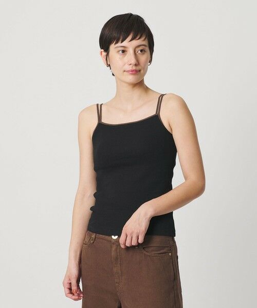 BEAUTY&YOUTH UNITED ARROWS / ビューティー&ユース ユナイテッドアローズ カットソー | カラーパイピング 2ストラップ キャミソール | 詳細6