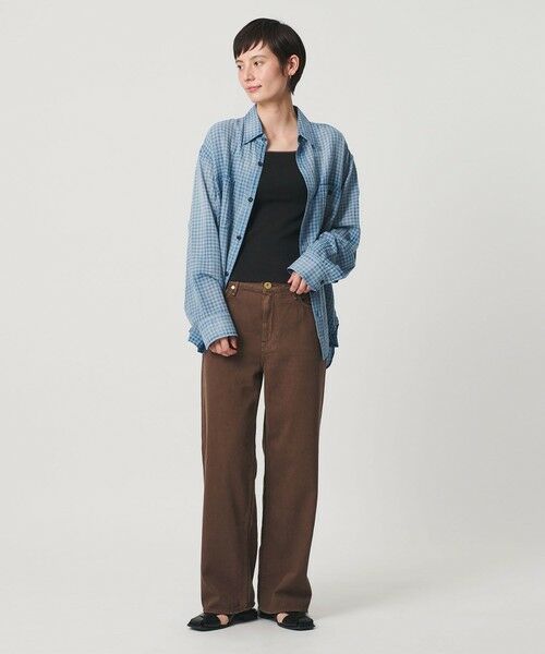 BEAUTY&YOUTH UNITED ARROWS / ビューティー&ユース ユナイテッドアローズ カットソー | カラーパイピング 2ストラップ キャミソール | 詳細7