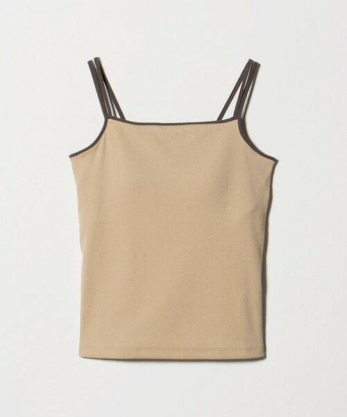 BEAUTY&YOUTH UNITED ARROWS / ビューティー&ユース ユナイテッドアローズ カットソー | カラーパイピング 2ストラップ キャミソール | 詳細16