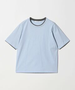 BEAUTY&YOUTH UNITED ARROWS / ビューティー&ユース ユナイテッドアローズ Tシャツ | 麻コットン レイヤード クルーネック Tシャツ