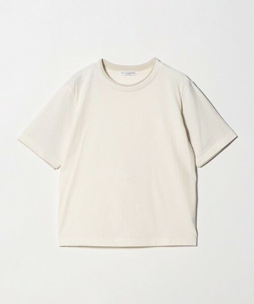 BEAUTY&YOUTH UNITED ARROWS / ビューティー&ユース ユナイテッドアローズ Tシャツ | 麻コットン レイヤード クルーネック Tシャツ（OFF WHITE）
