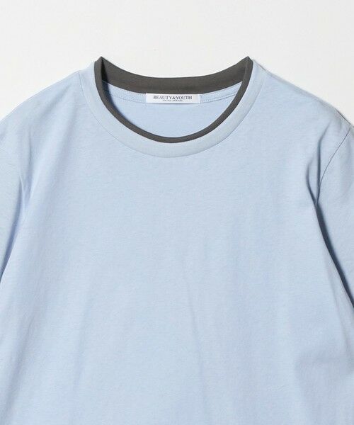 BEAUTY&YOUTH UNITED ARROWS / ビューティー&ユース ユナイテッドアローズ Tシャツ | 麻コットン レイヤード クルーネック Tシャツ | 詳細6