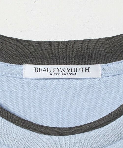 BEAUTY&YOUTH UNITED ARROWS / ビューティー&ユース ユナイテッドアローズ Tシャツ | 麻コットン レイヤード クルーネック Tシャツ | 詳細24