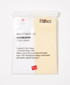BEAUTY&YOUTH UNITED ARROWS / ビューティー&ユース ユナイテッドアローズ カットソー | 【別注】＜Hanes＞2パック Tシャツ 2