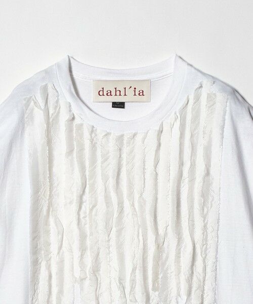 BEAUTY&YOUTH UNITED ARROWS / ビューティー&ユース ユナイテッドアローズ カットソー | ＜dahl’ia＞リメイク ショートスリーブ Tシャツ | 詳細4