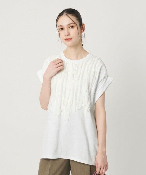 BEAUTY&YOUTH UNITED ARROWS / ビューティー&ユース ユナイテッドアローズ カットソー | ＜dahl’ia＞リメイク ショートスリーブ Tシャツ | 詳細1