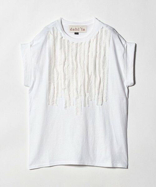 BEAUTY&YOUTH UNITED ARROWS / ビューティー&ユース ユナイテッドアローズ カットソー | ＜dahl’ia＞リメイク ショートスリーブ Tシャツ（WHITE）