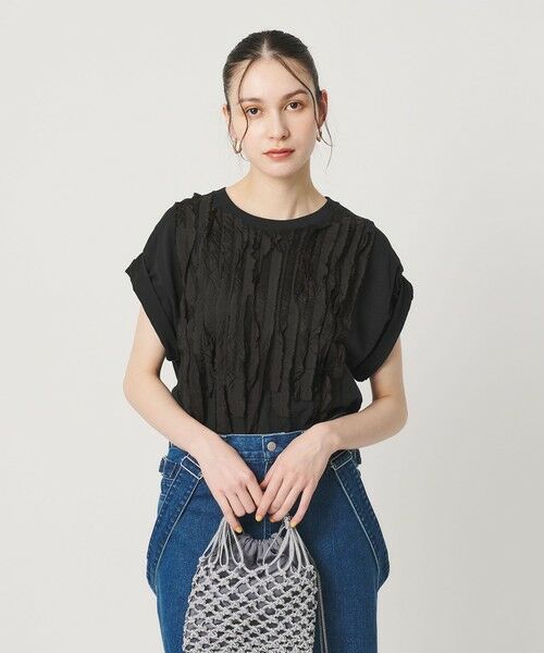 BEAUTY&YOUTH UNITED ARROWS / ビューティー&ユース ユナイテッドアローズ カットソー | ＜dahl’ia＞リメイク ショートスリーブ Tシャツ | 詳細6