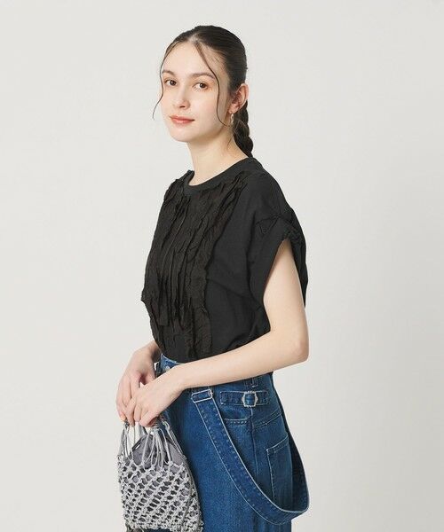 BEAUTY&YOUTH UNITED ARROWS / ビューティー&ユース ユナイテッドアローズ カットソー | ＜dahl’ia＞リメイク ショートスリーブ Tシャツ | 詳細7