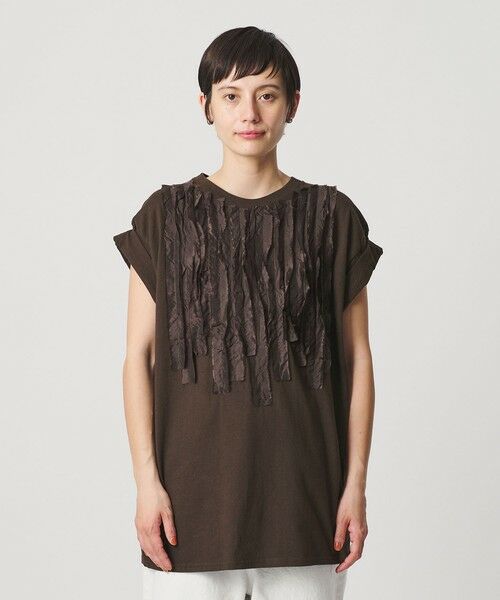 BEAUTY&YOUTH UNITED ARROWS / ビューティー&ユース ユナイテッドアローズ カットソー | ＜dahl’ia＞リメイク ショートスリーブ Tシャツ | 詳細14