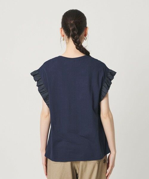 BEAUTY&YOUTH UNITED ARROWS / ビューティー&ユース ユナイテッドアローズ カットソー | ＜dahl’ia＞フリルスリーブ Tシャツ | 詳細17
