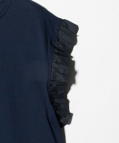 BEAUTY&YOUTH UNITED ARROWS / ビューティー&ユース ユナイテッドアローズ カットソー | ＜dahl’ia＞フリルスリーブ Tシャツ | 詳細7