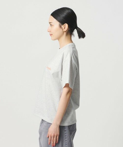 BEAUTY&YOUTH UNITED ARROWS / ビューティー&ユース ユナイテッドアローズ カットソー | 【別注】＜Samplee＞ショートスリーブ Tシャツ ライトグレー | 詳細5