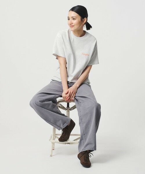 BEAUTY&YOUTH UNITED ARROWS / ビューティー&ユース ユナイテッドアローズ カットソー | 【別注】＜Samplee＞ショートスリーブ Tシャツ ライトグレー（LT.GRAY）