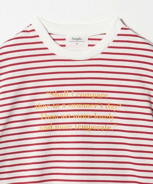 BEAUTY&YOUTH UNITED ARROWS / ビューティー&ユース ユナイテッドアローズ カットソー | 【別注】＜Samplee＞ボーダー ショートスリーブTシャツ | 詳細6