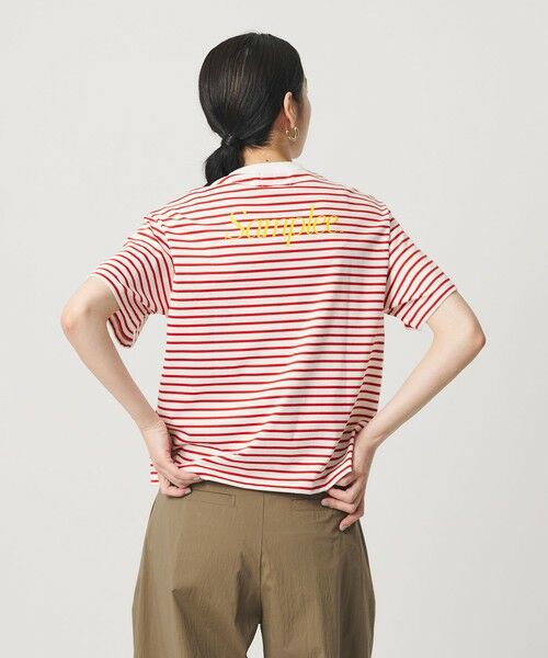 BEAUTY&YOUTH UNITED ARROWS / ビューティー&ユース ユナイテッドアローズ カットソー | 【別注】＜Samplee＞ボーダー ショートスリーブTシャツ | 詳細1