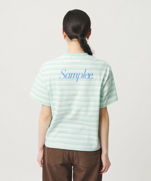 BEAUTY&YOUTH UNITED ARROWS / ビューティー&ユース ユナイテッドアローズ カットソー | 【別注】＜Samplee＞ボーダー ショートスリーブTシャツ | 詳細15