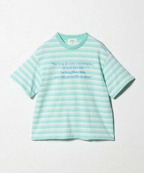 BEAUTY&YOUTH UNITED ARROWS / ビューティー&ユース ユナイテッドアローズ カットソー | 【別注】＜Samplee＞ボーダー ショートスリーブTシャツ | 詳細16