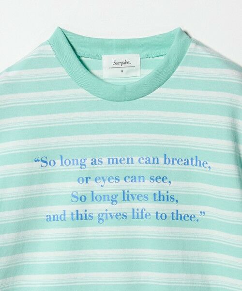 BEAUTY&YOUTH UNITED ARROWS / ビューティー&ユース ユナイテッドアローズ カットソー | 【別注】＜Samplee＞ボーダー ショートスリーブTシャツ | 詳細18