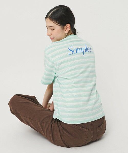 BEAUTY&YOUTH UNITED ARROWS / ビューティー&ユース ユナイテッドアローズ カットソー | 【別注】＜Samplee＞ボーダー ショートスリーブTシャツ | 詳細12