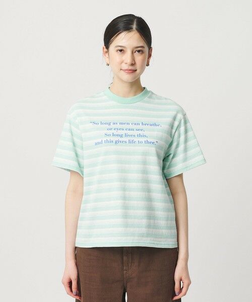 BEAUTY&YOUTH UNITED ARROWS / ビューティー&ユース ユナイテッドアローズ カットソー | 【別注】＜Samplee＞ボーダー ショートスリーブTシャツ | 詳細13