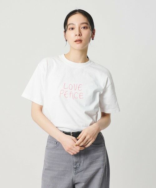 BEAUTY&YOUTH UNITED ARROWS / ビューティー&ユース ユナイテッドアローズ カットソー | 【別注】＜FUNG＞プリント Tシャツ（WHITE）
