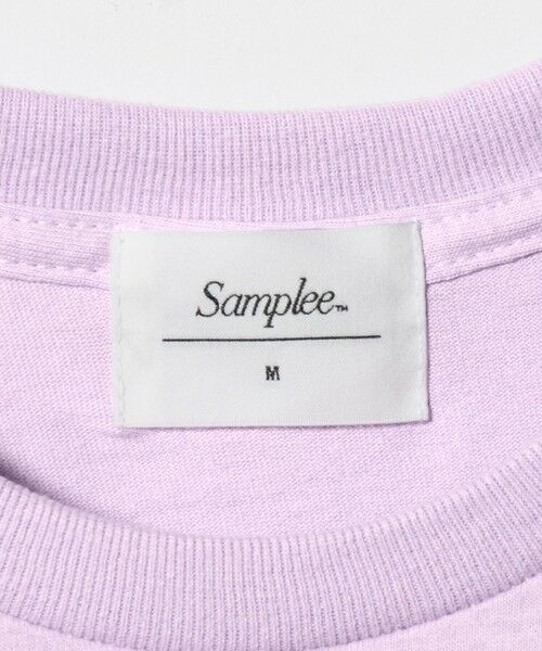 BEAUTY&YOUTH UNITED ARROWS / ビューティー&ユース ユナイテッドアローズ カットソー | 【別注】＜Samplee＞ショートスリーブ Tシャツ パープル | 詳細12