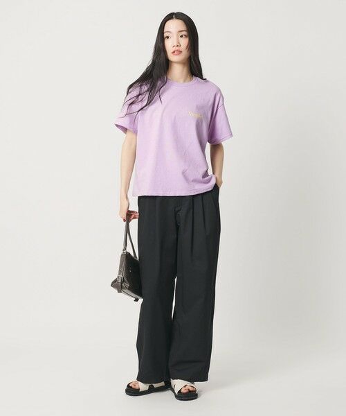 BEAUTY&YOUTH UNITED ARROWS / ビューティー&ユース ユナイテッドアローズ カットソー | 【別注】＜Samplee＞ショートスリーブ Tシャツ パープル | 詳細2