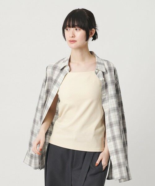 BEAUTY&YOUTH UNITED ARROWS / ビューティー&ユース ユナイテッドアローズ キャミソール・チューブトップ | 2トーン アメリカンスリーブ キャミソール | 詳細2