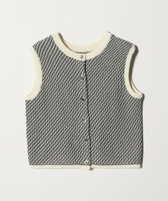 BEAUTY&YOUTH UNITED ARROWS / ビューティー&ユース ユナイテッドアローズ ベスト | コットンポリエステル ジャガード 2WAYニットベスト  ウォッシャブル