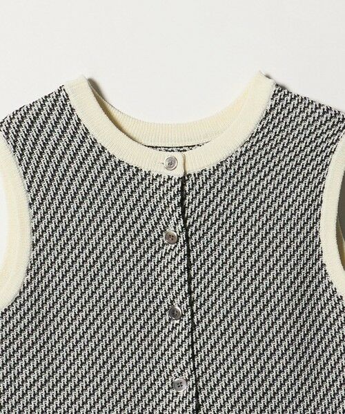 BEAUTY&YOUTH UNITED ARROWS / ビューティー&ユース ユナイテッドアローズ ベスト | コットンポリエステル ジャガード 2WAYニットベスト  ウォッシャブル | 詳細5