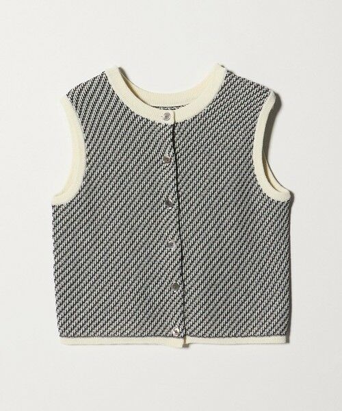 BEAUTY&YOUTH UNITED ARROWS / ビューティー&ユース ユナイテッドアローズ ベスト | コットンポリエステル ジャガード 2WAYニットベスト  ウォッシャブル（その他1）